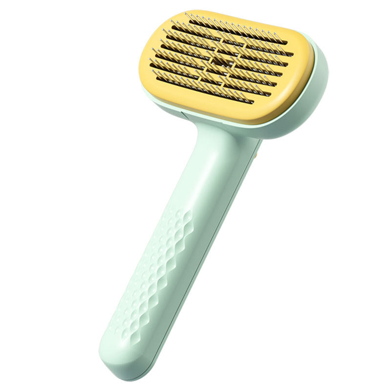 Self Cleaning Grooming Slicker Brush - Dog Cat Massage Brush