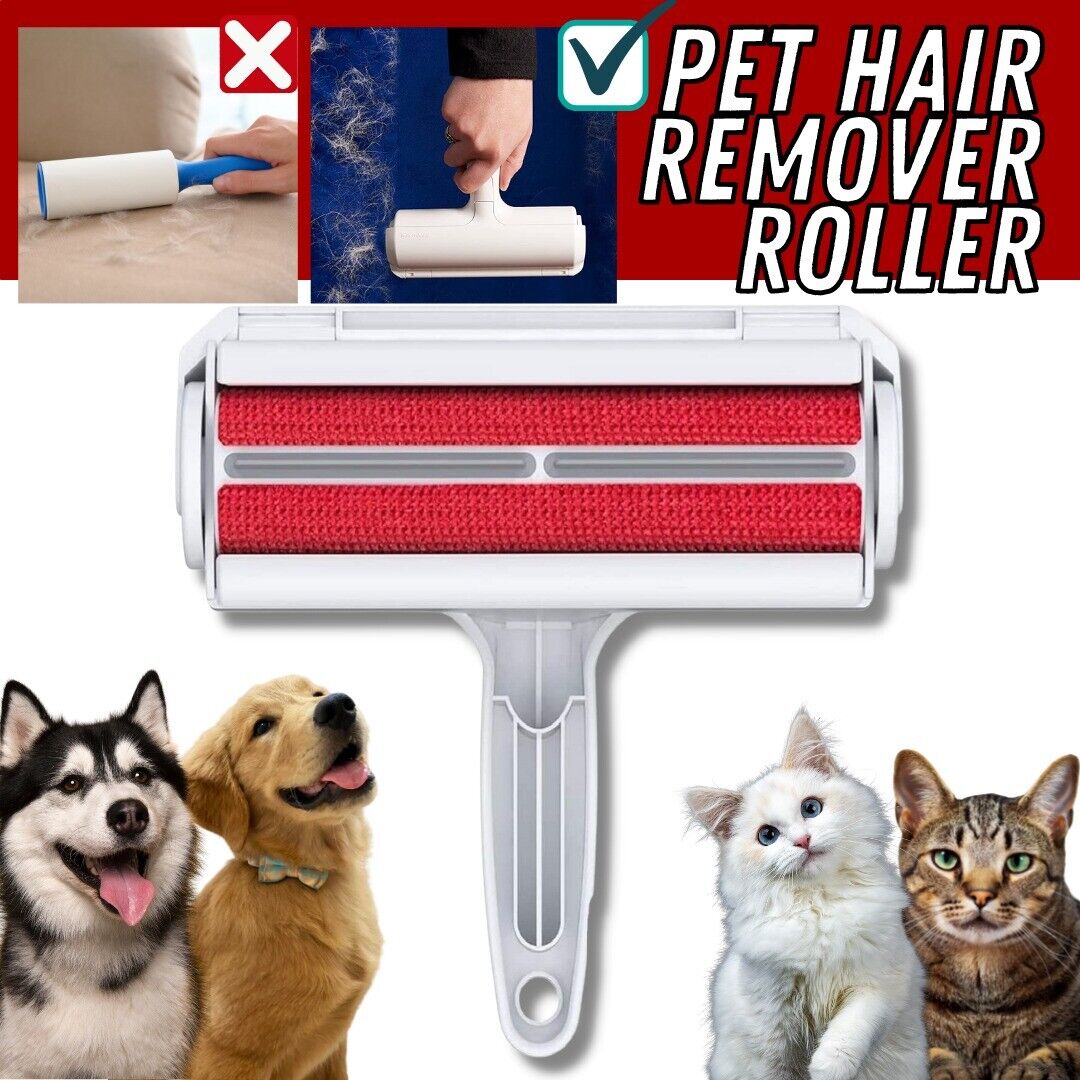Reusable Pet Hair Remover Multi-Surface Lint Roller and Fur Removal Tool