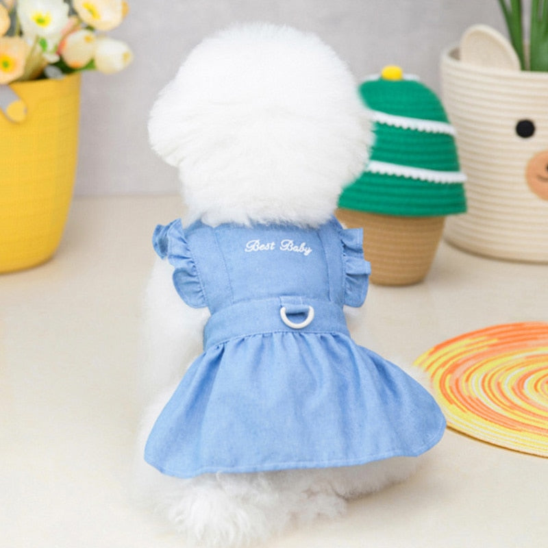 Princess Style Floral Summer Dog Dresses Various Styles