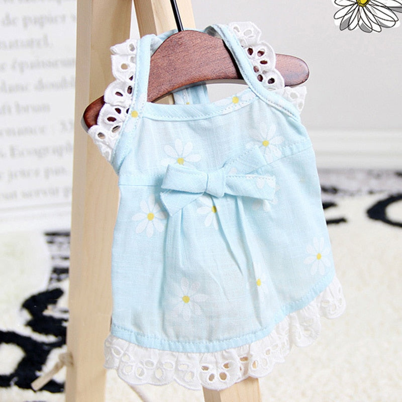 Princess Style Floral Summer Dog Dresses Various Styles