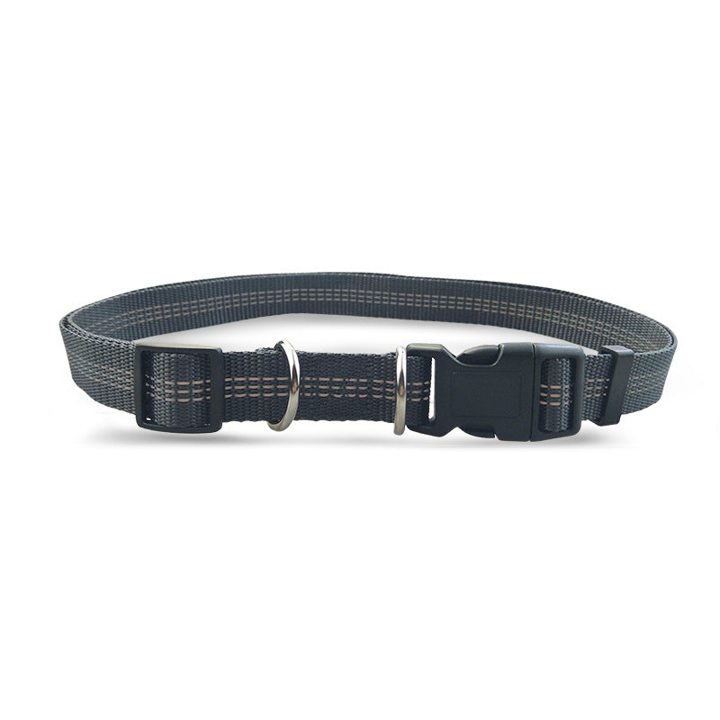 Reflective Stitching Double Elastic Adjustable Dog Belt Leash for Walking, Jogging and Running