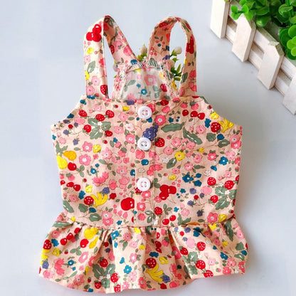 Princess Style Floral Summer Dog Dresses Various Styles