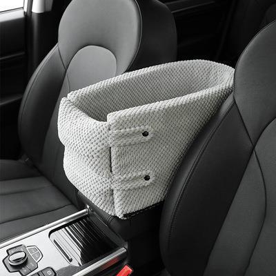 Portable Central Console Car Seat Travel Bed for Small Dogs and Cats