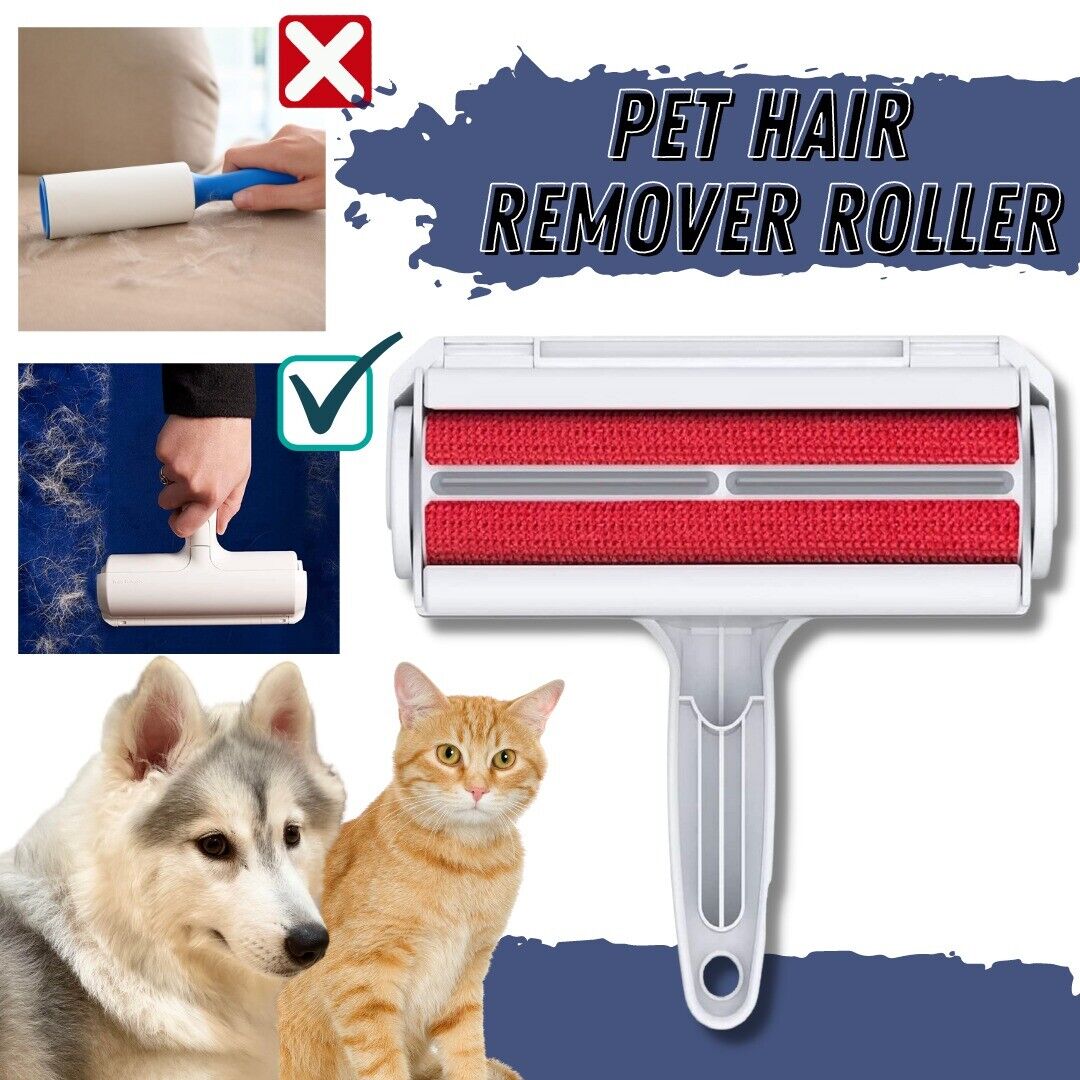 Reusable Pet Hair Remover Multi-Surface Lint Roller and Fur Removal Tool
